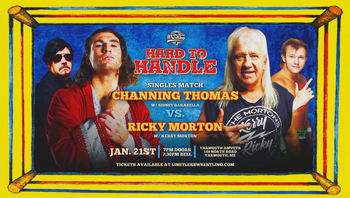 Ricky Morton vs. Channing Thomas set for Limitless Hard to Handle