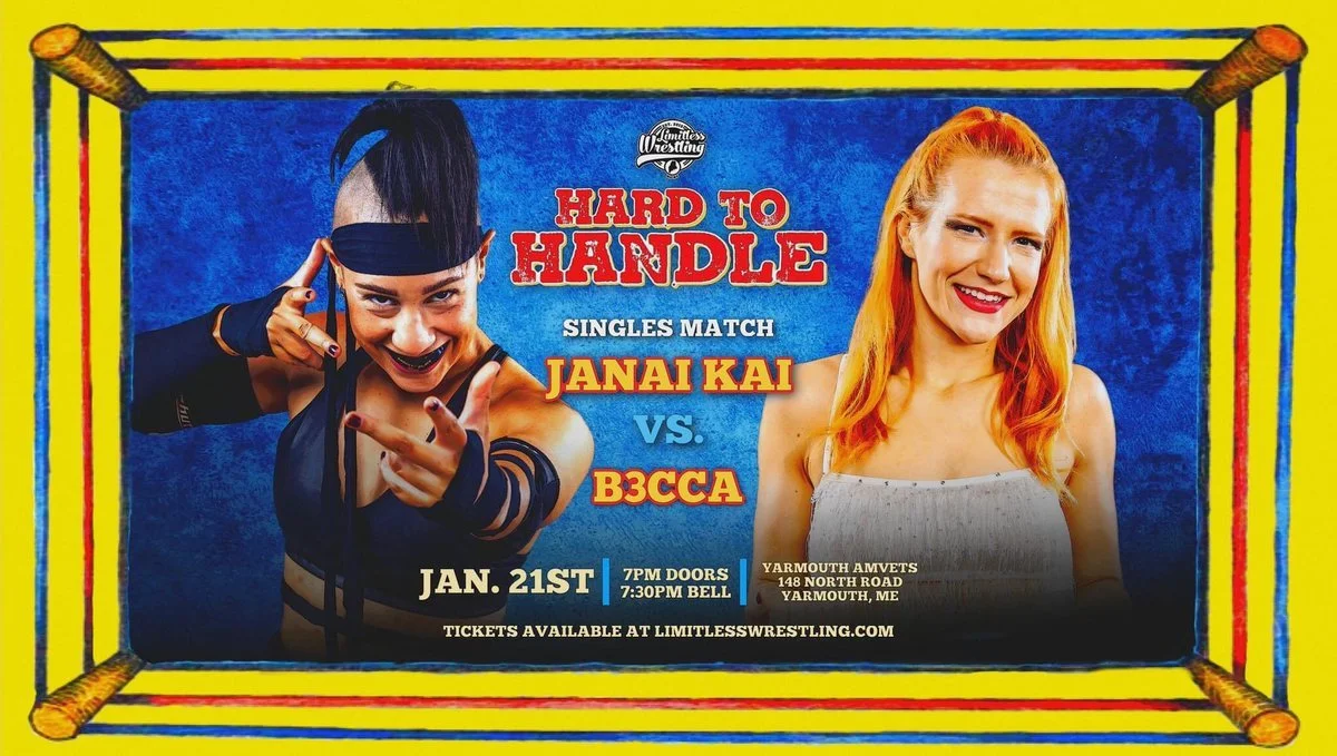 B3CCA vs. Janai Kai set for Limitless Wrestling Hard to Handle