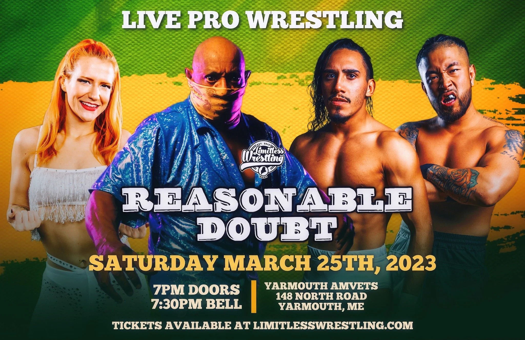 2 Cold Scorpio debut, ATR return, two title matches set for Limitless Wrestling's Reasonable Doubt