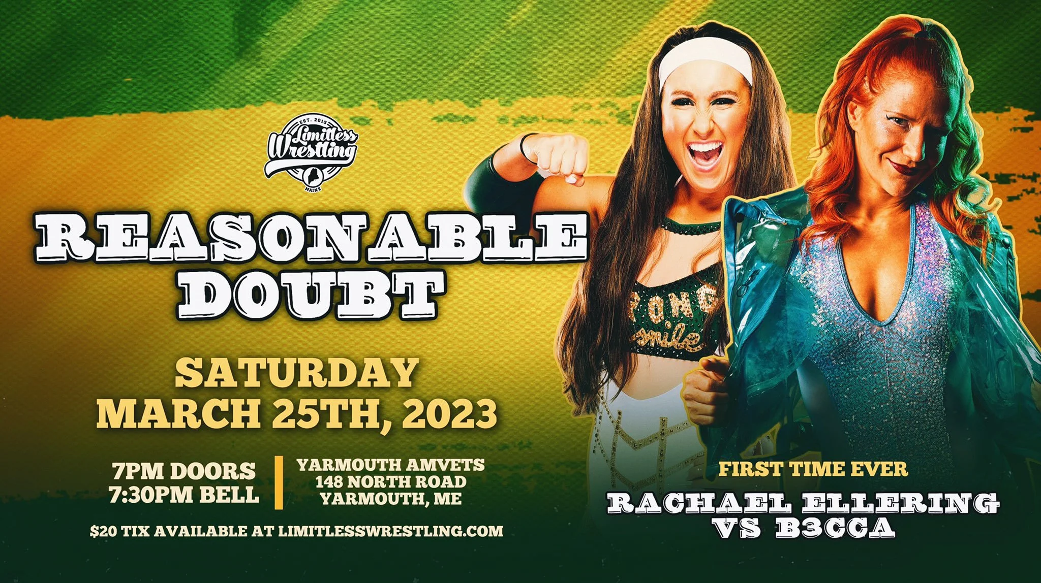 B3CCA vs. Rachael Ellering announced for Limitless Reasonable Doubt