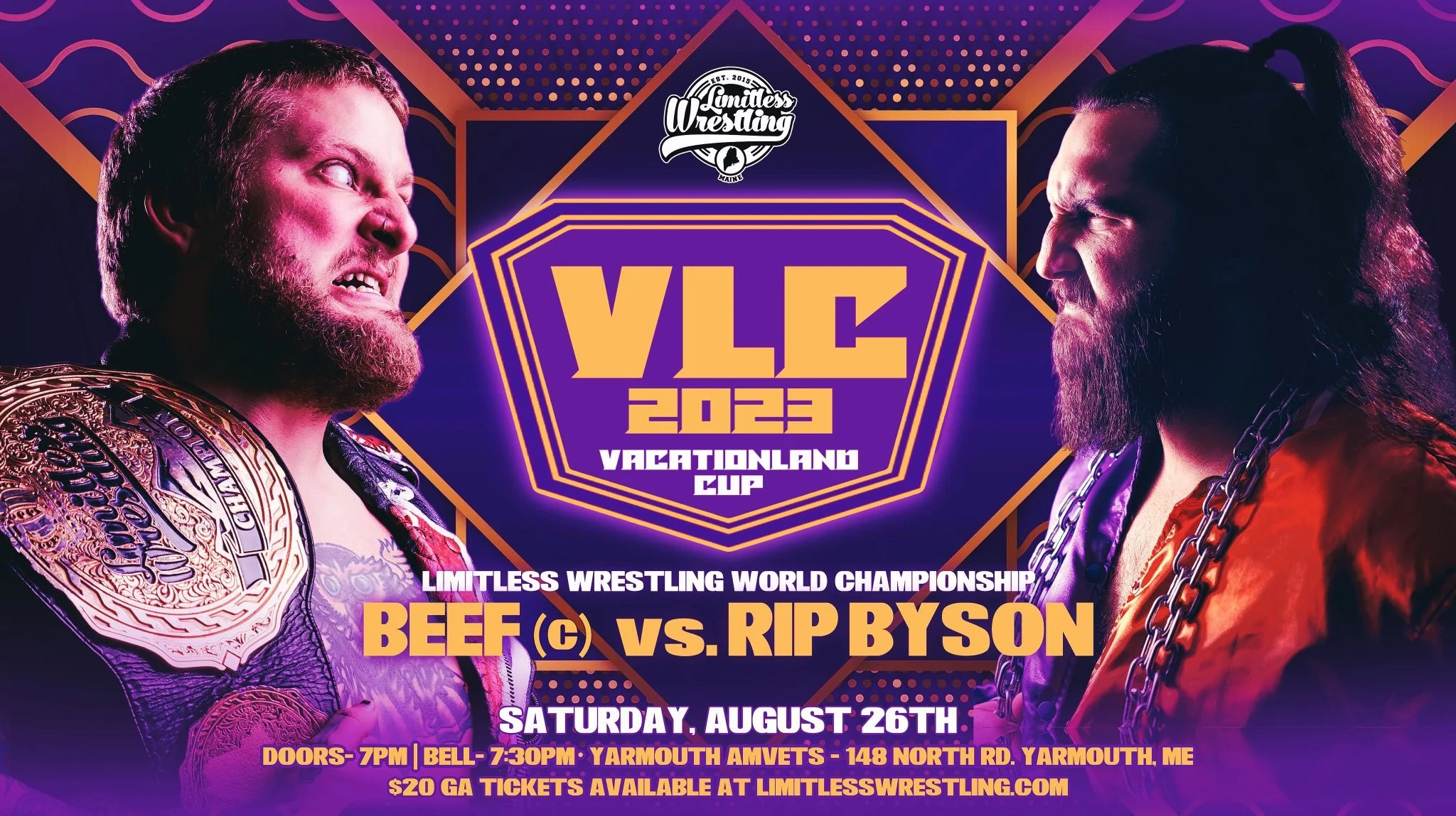 Big Beef vs. Rip Byson: A history of violence to continue at Saturday's Vacationland Cup