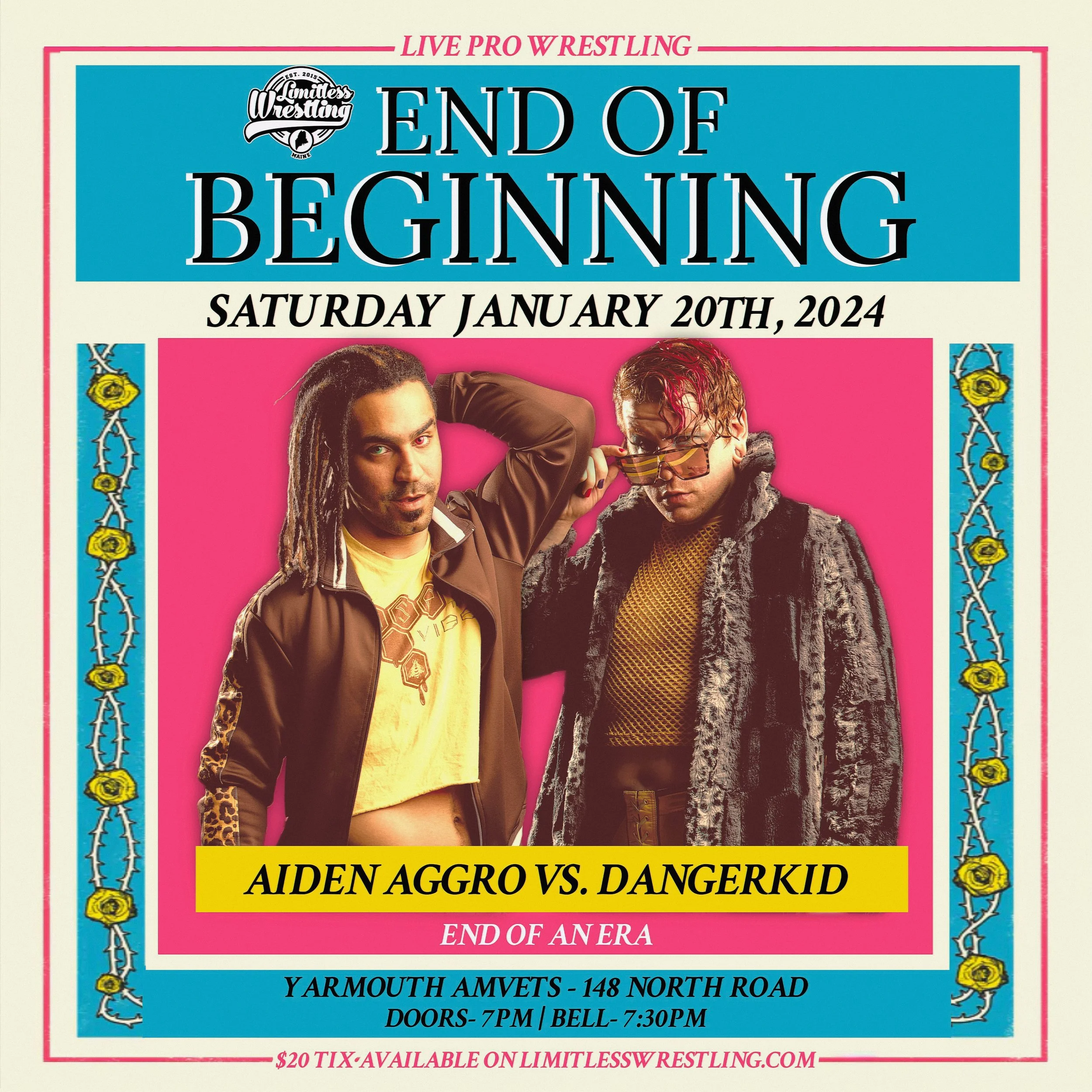 DangerKid vs. Aiden Aggro unsanctioned match set for Limitless Wrestling's End of Beginning