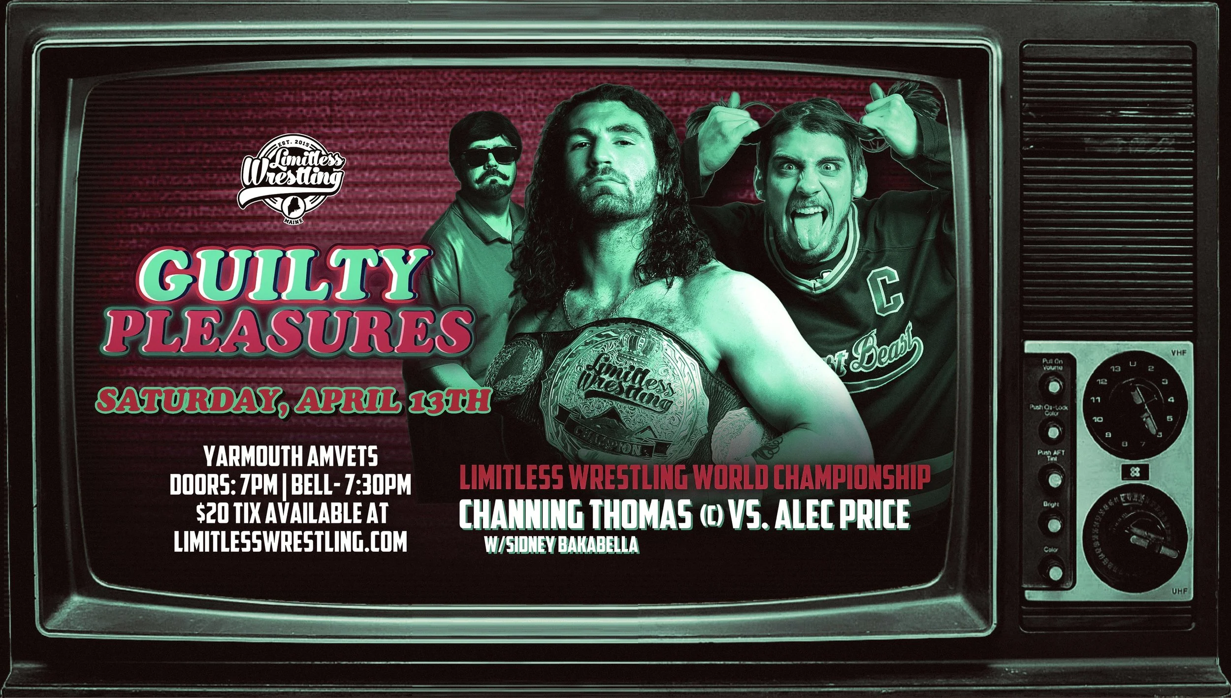 Channing Thomas vs. Alec Price World title match set for Limitless Wrestling's Guilty Pleasures