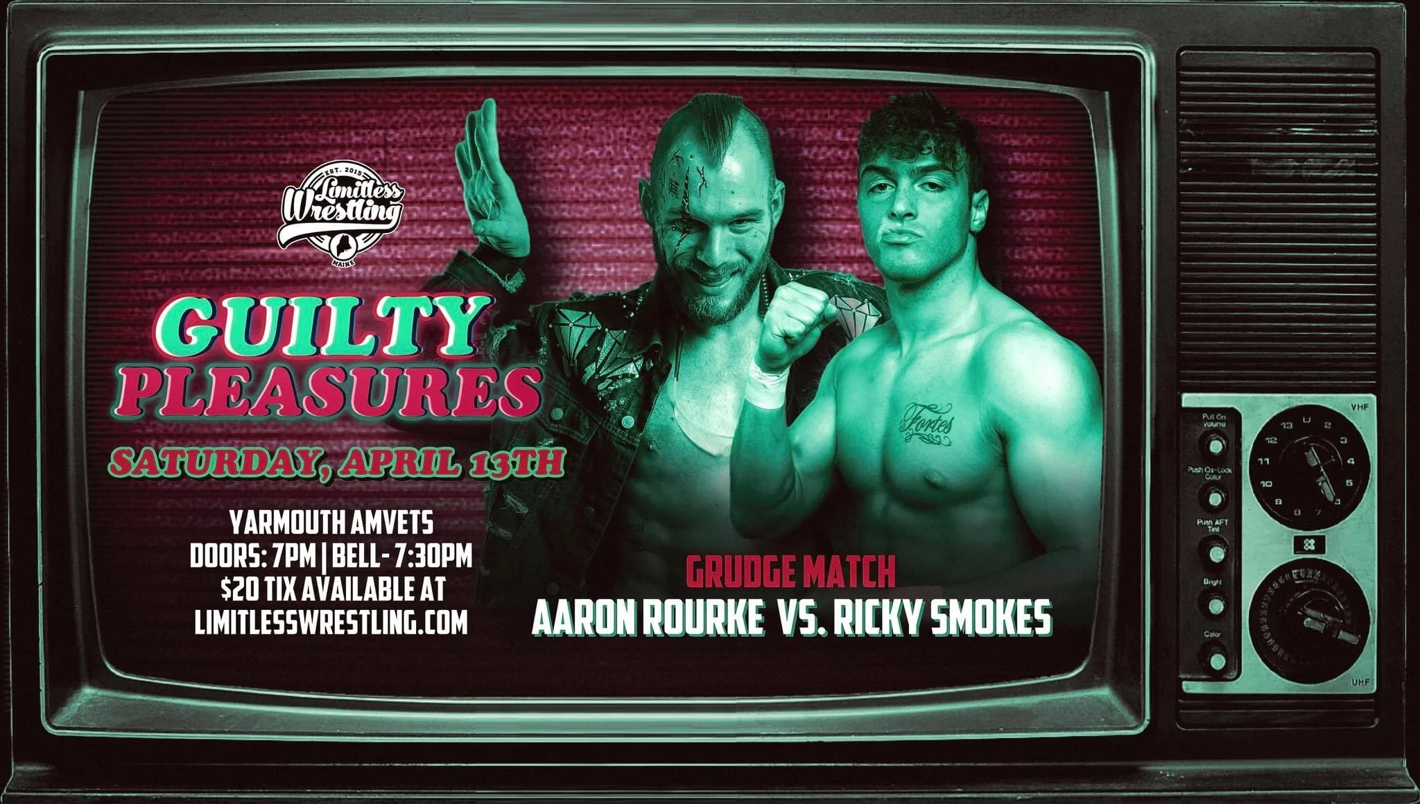 Aaron Rourke vs. Ricky Smokes confirmed for Limitless Wrestling's Guilty Pleasures
