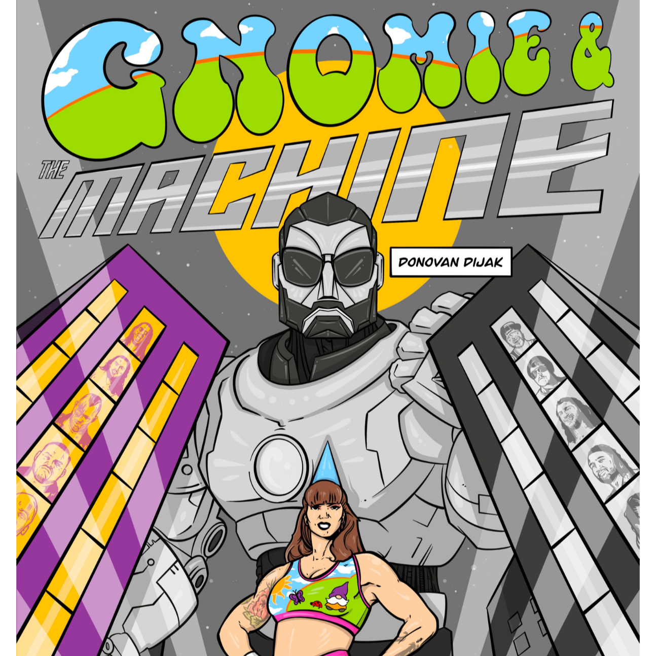 Gnomie & The Machine Event Poster (1 of 25 - Art by Dave Cole)