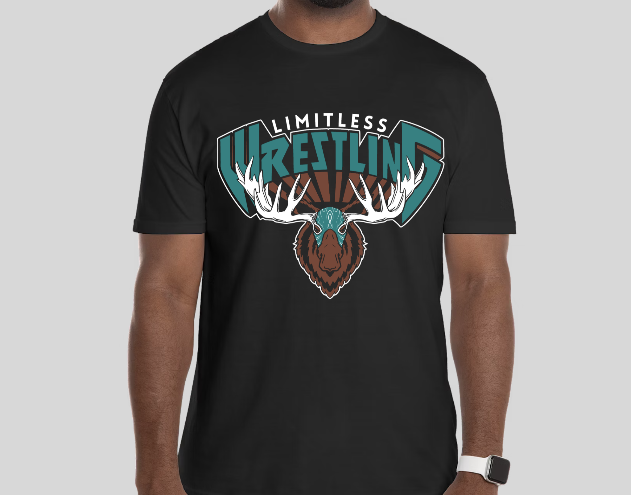Retro Moose Logo T-Shirt