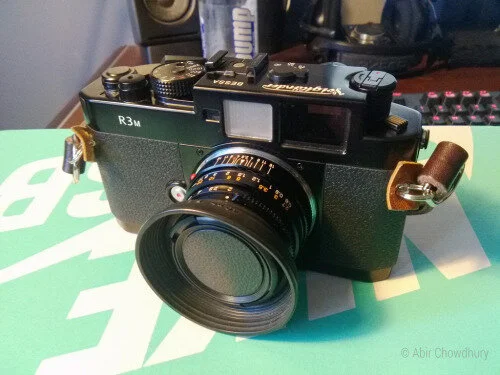 My Voigtlander Bess R3M rangefinder and Minolta M-Rokkor 40mm F2 lens.