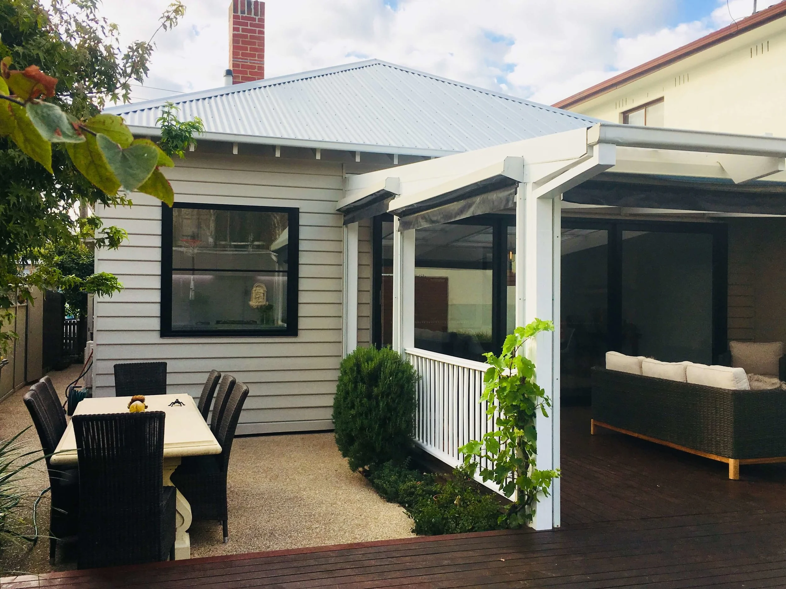 Rear extension and interior renovation.