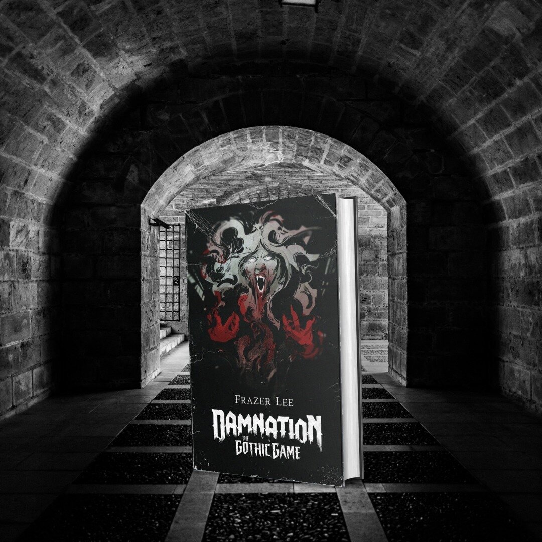 Not just a board game⁠
⁠
Damnation the Gothic Game is also a BOOK?! ⁠
⁠
Those pledging to the Kickstarter will also receive a pdf of #frazerlee book with the same name. ⁠
⁠
Link in bio. ⁠
⁠
#gothicreads #gothichorrorbooks #horrorauthor