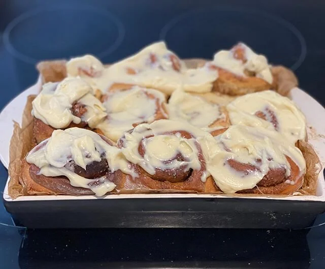 Been a productive morning #cinnamonrolls