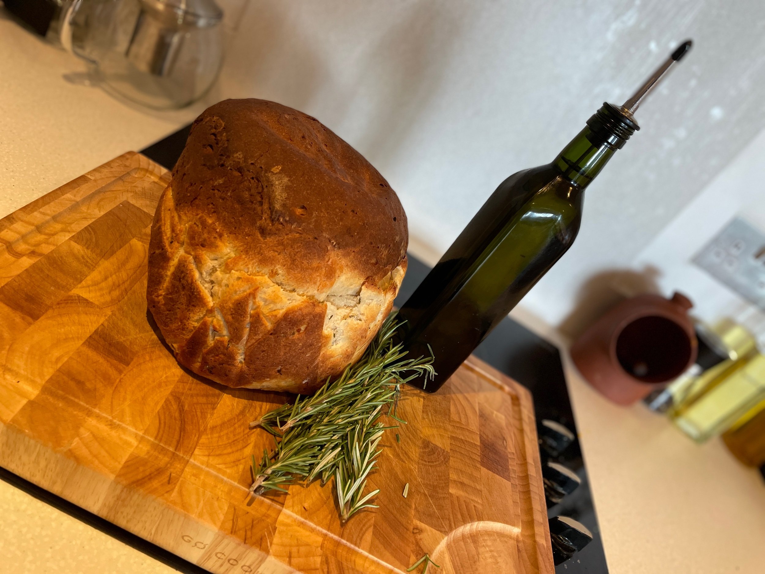 Rosemary, Potato, and Parmesan Bread