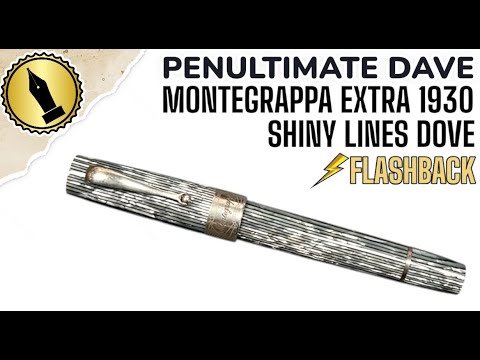 Montegrappa Extra 1930 Shiny Lines Dove Flashback
