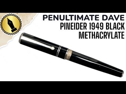 Pineider 1949 Black Methacrylate Unboxing and Review