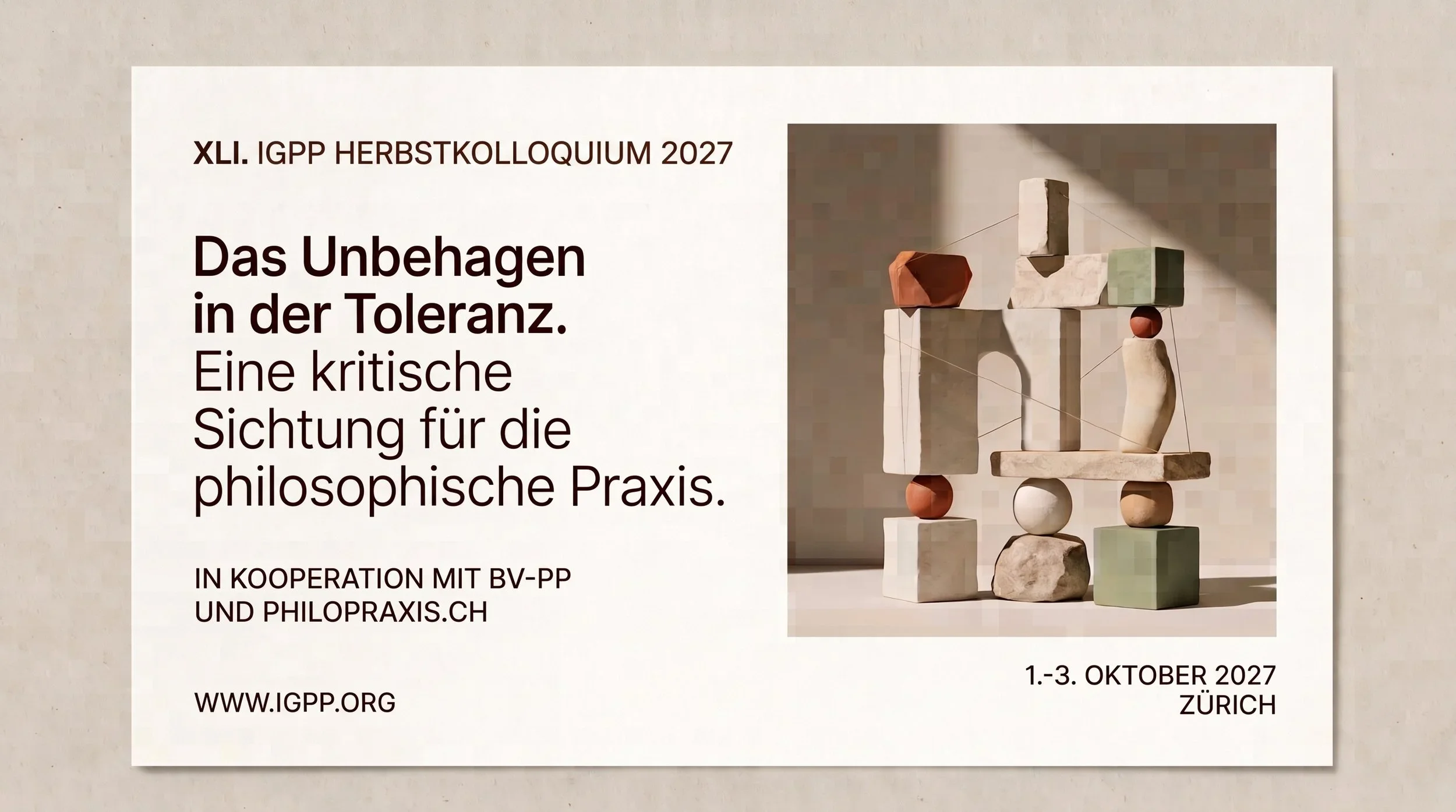 Herbstkolloquium 2027:  Das Unbehagen in der Toleranz