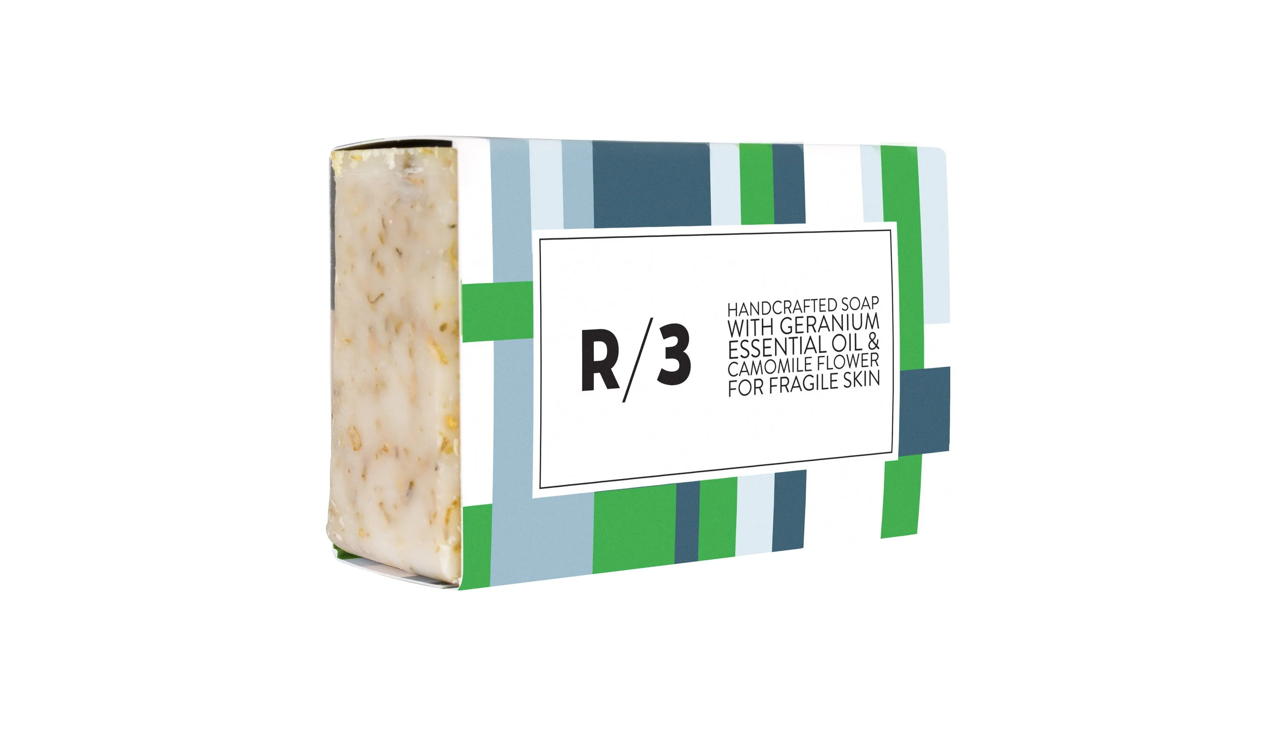 Cosmydor R/3 Organic Cold-Processed Soap Natural Artisanal geranium chamomile