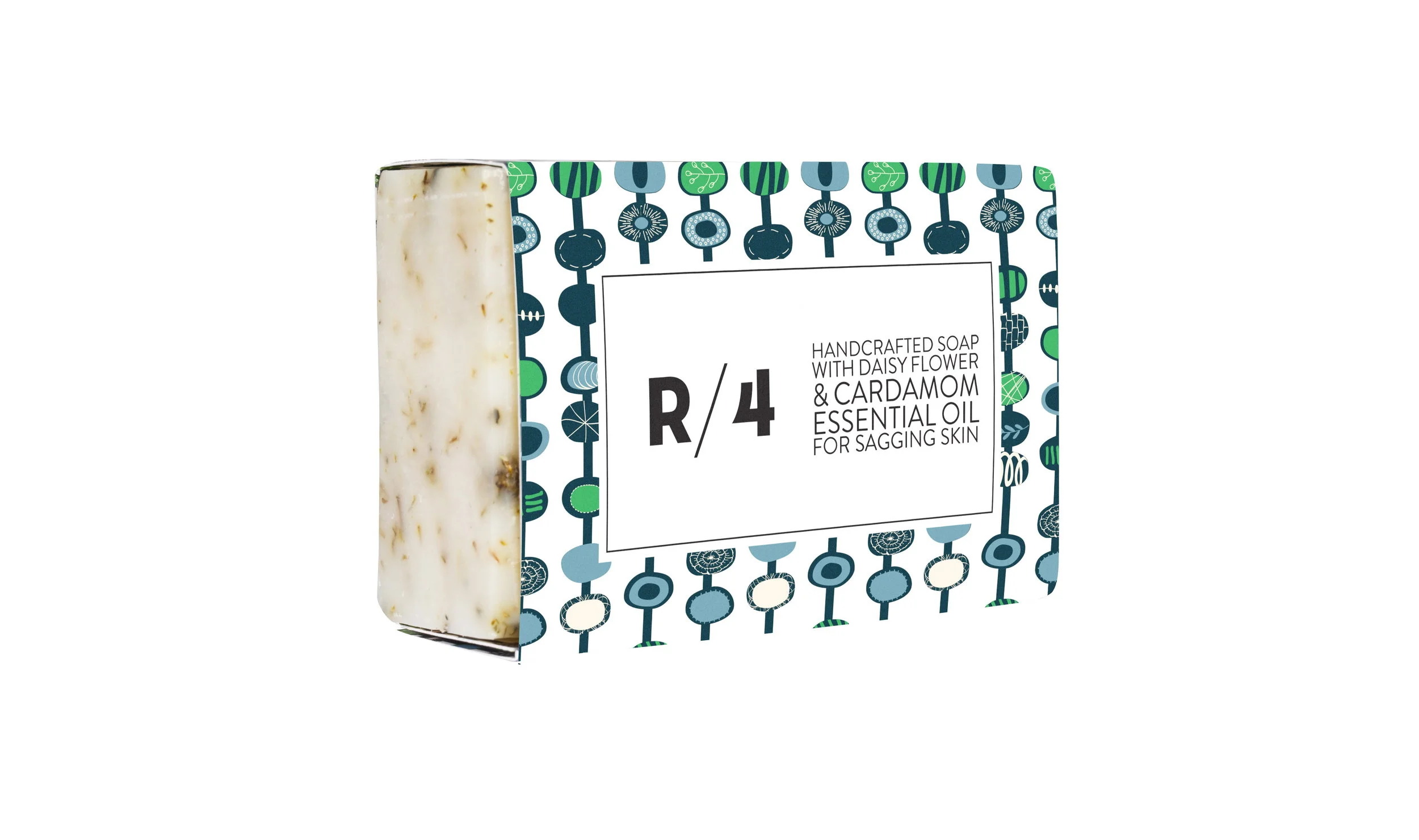 Cosmydor R/4 Organic Cold-Processed Soap Natural Artisanal daisy cardamom