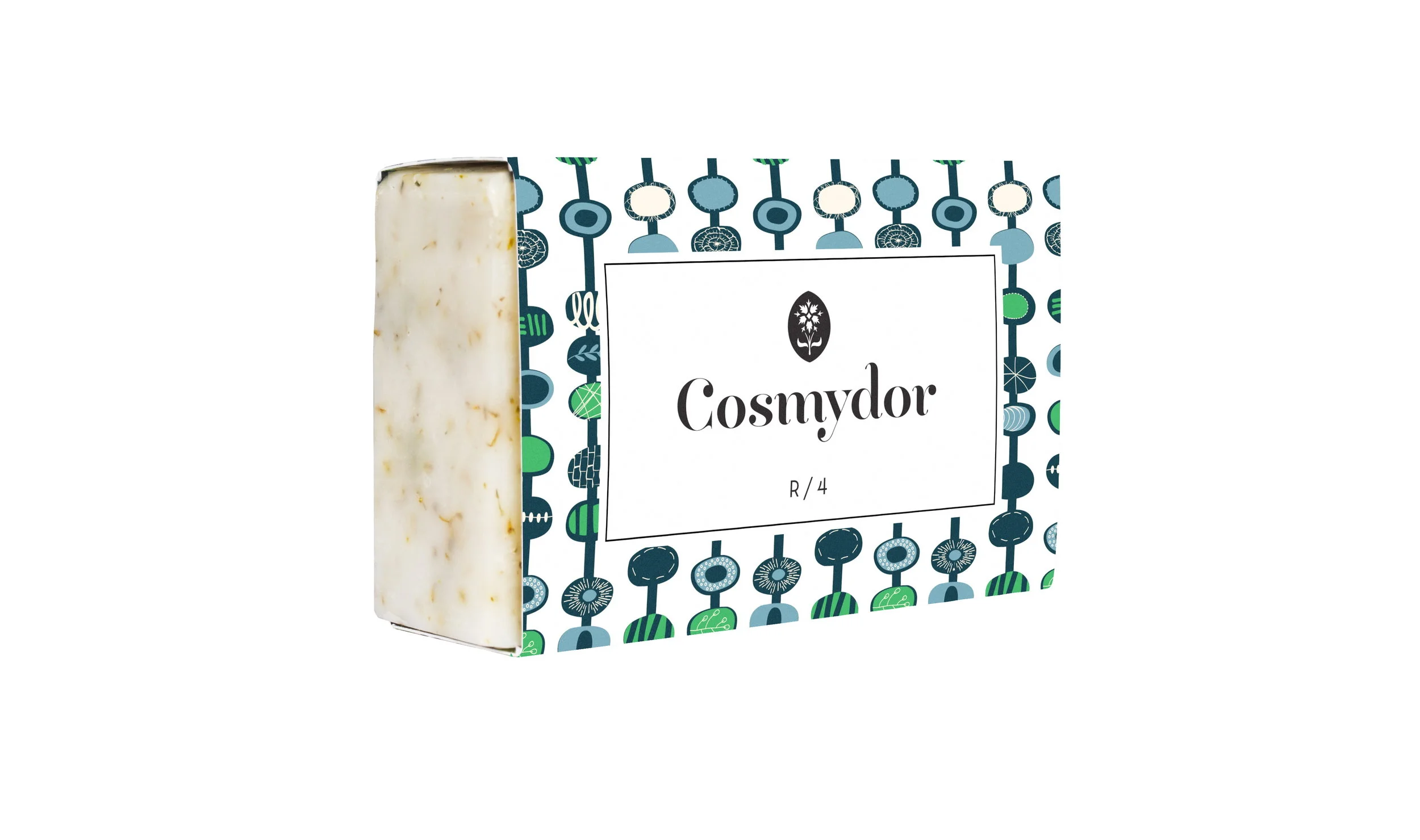 Cosmydor R/4 Organic Cold-Processed Soap Natural Artisanal daisy cardamom