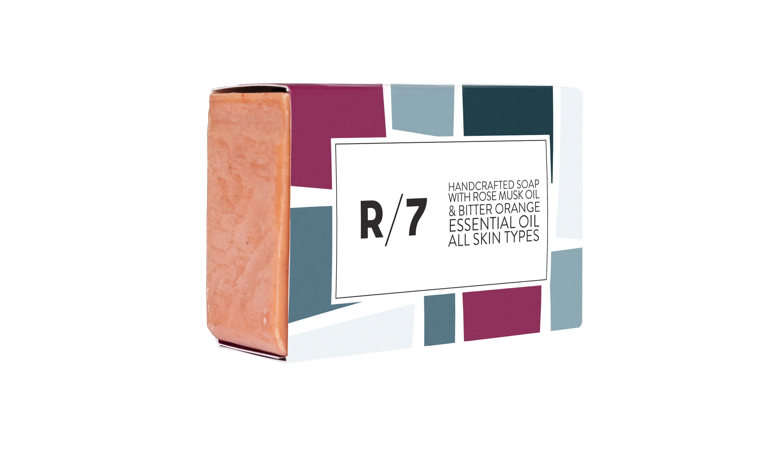 Cosmydor R/7 Organic Cold-Processed Soap Natural Artisanal rose musk bitter orange