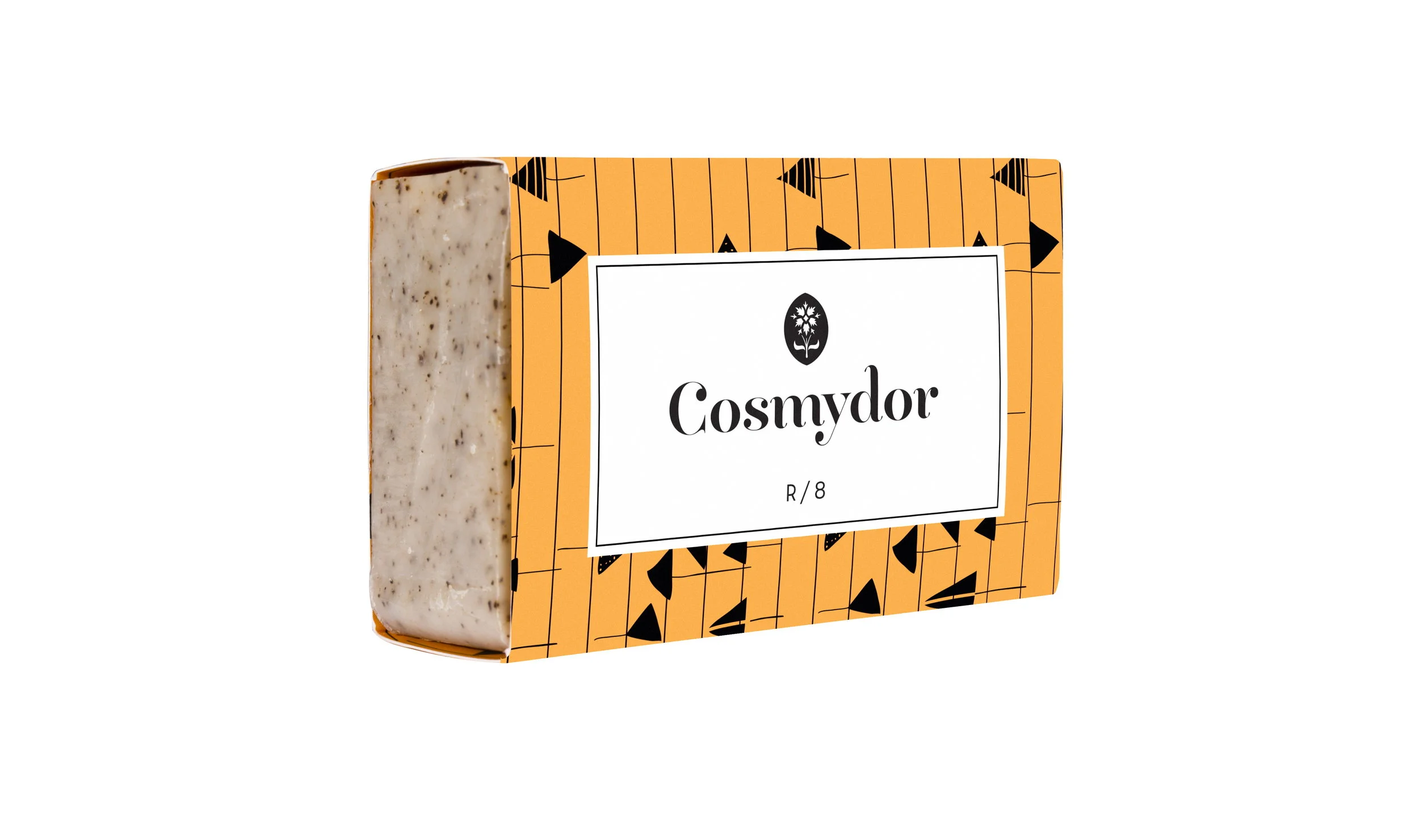 Cosmydor R/8 Organic Cold-Processed Soap Natural Artisanal rose coffee cardamom
