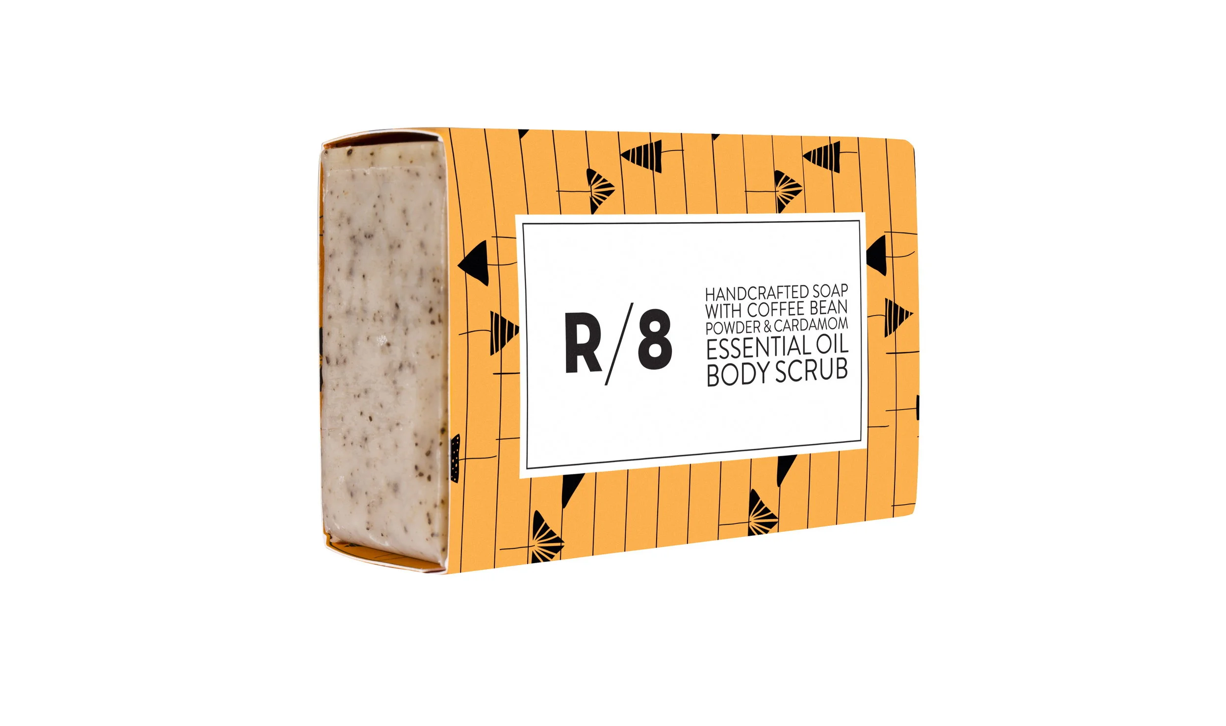 Cosmydor R/8 Organic Cold-Processed Soap Natural Artisanal rose coffee cardamom