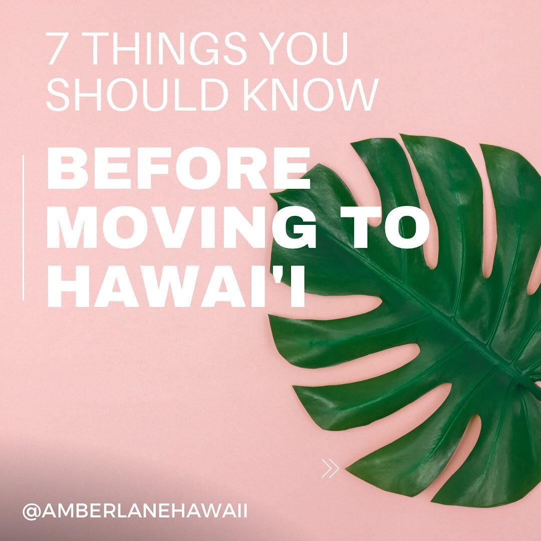 Let me tell you that Hawai'i life is not for everyone. Once the enchantment wears off, these are the things that we see mainland transplants having a hard time with. Check out the my latest blog post to learn whether moving to Hawai'i is for you. 
Li