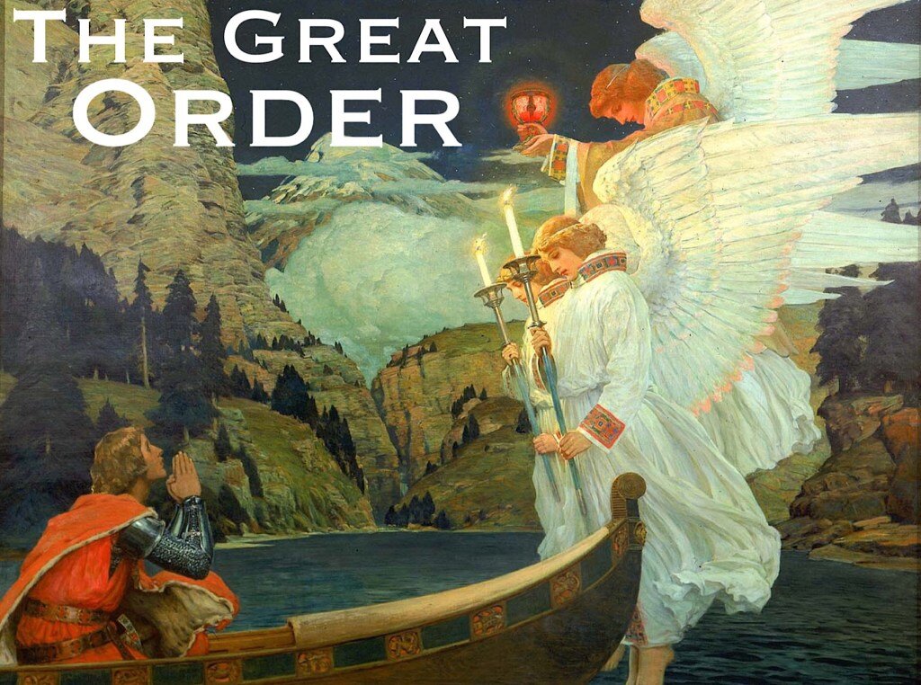 Knight of the Grail, Frederick Judd Waugh, 1912