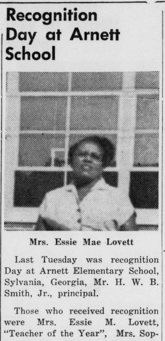 "Recognition Day at Arnett School"