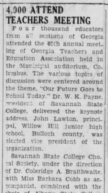 "4,000 ATTEND TEACHERS MEETING"