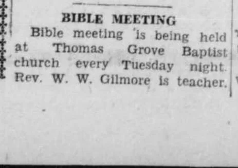 "BIBLE MEETING"