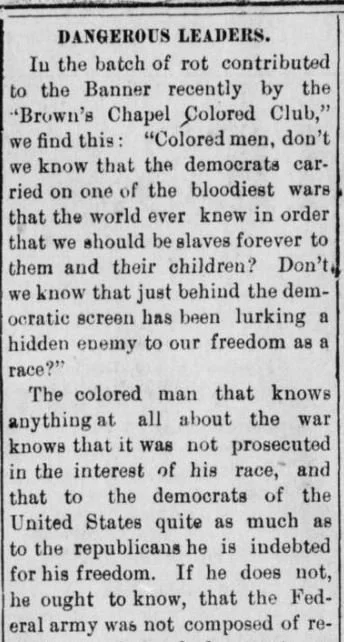 "DANGEROUS LEADERS."