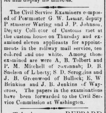 "The Civil Service Examiners"