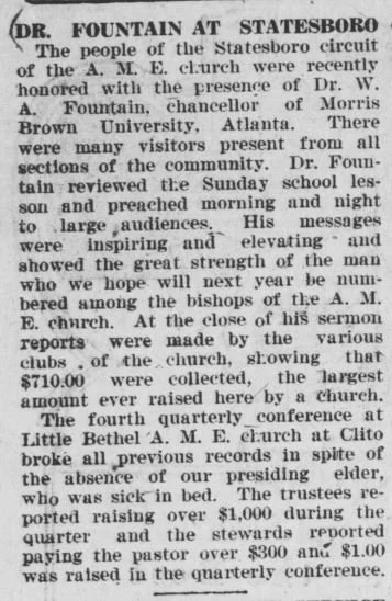 "DR. FOUNTAIN AT STATESBORO"