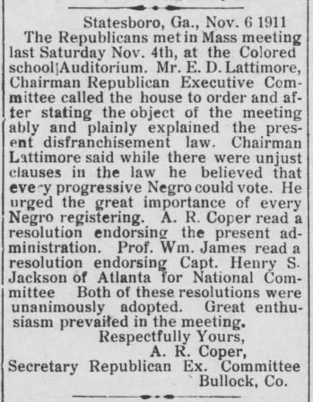 "The Republicans met in Mass meeting..."