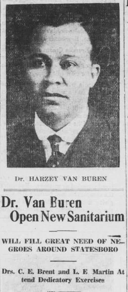 "Dr. Van Buren Open New Sanitarium"