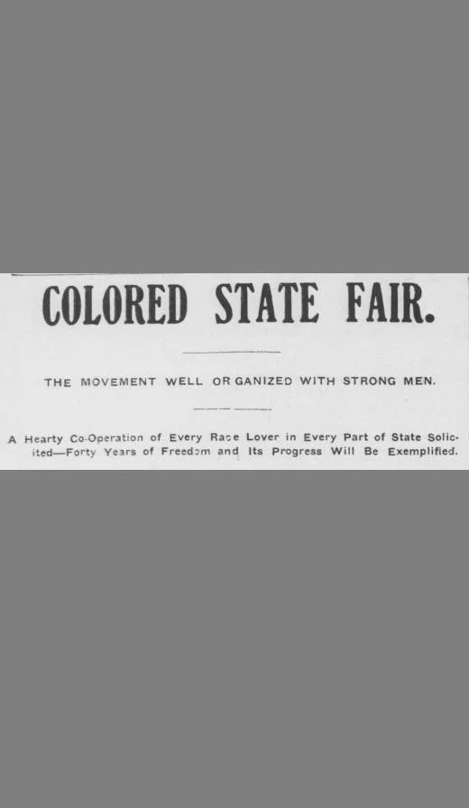 "Colored State Fair"