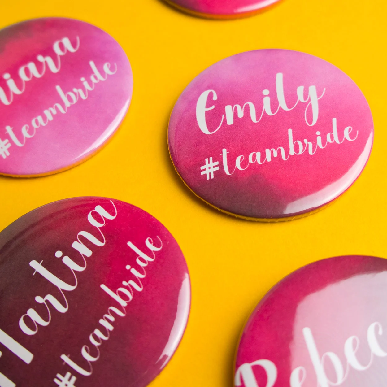 hen party badges team bride