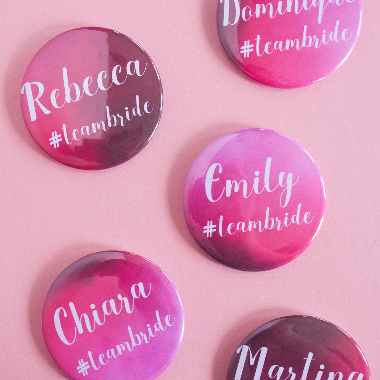 hen party badges team bride