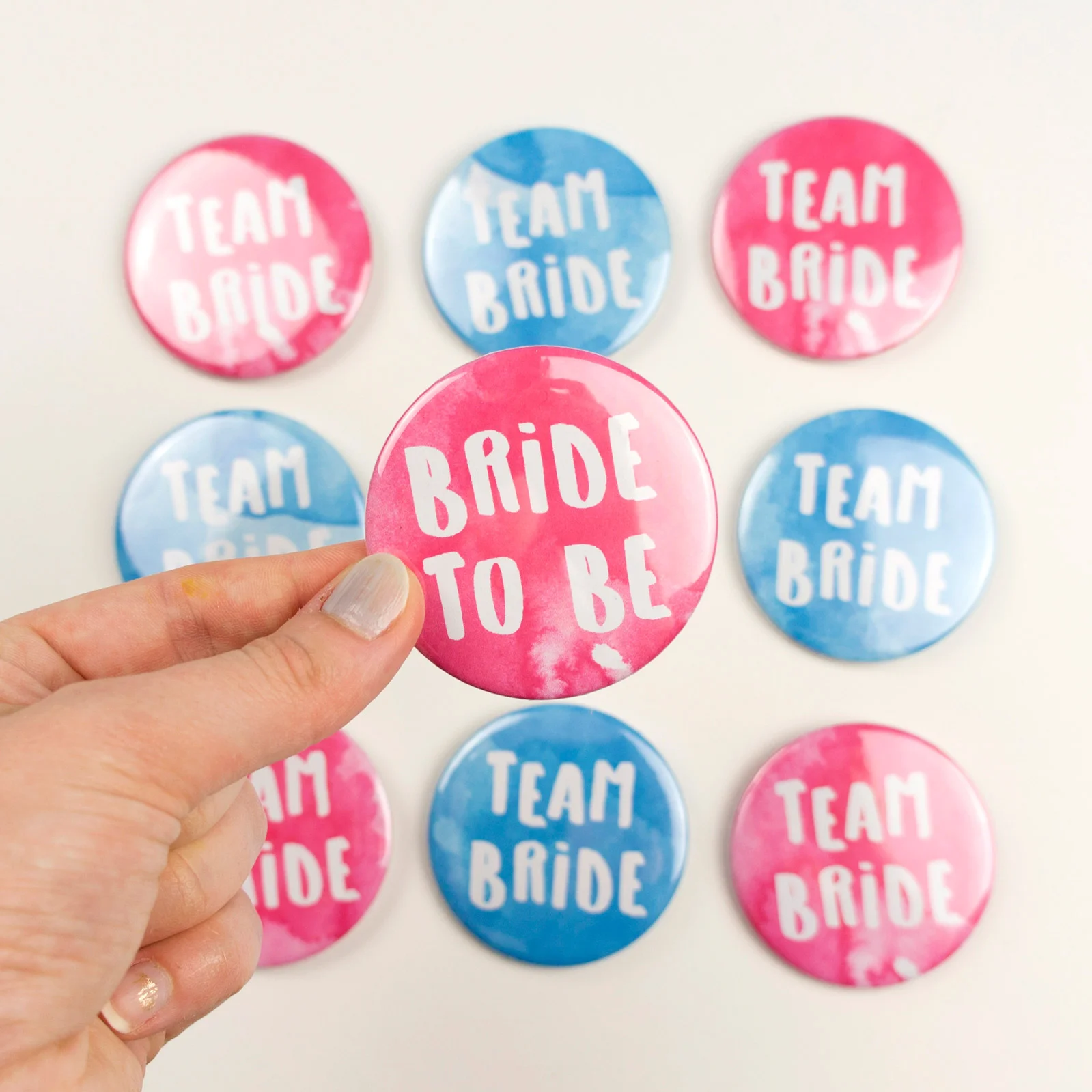 team bride hen party badges
