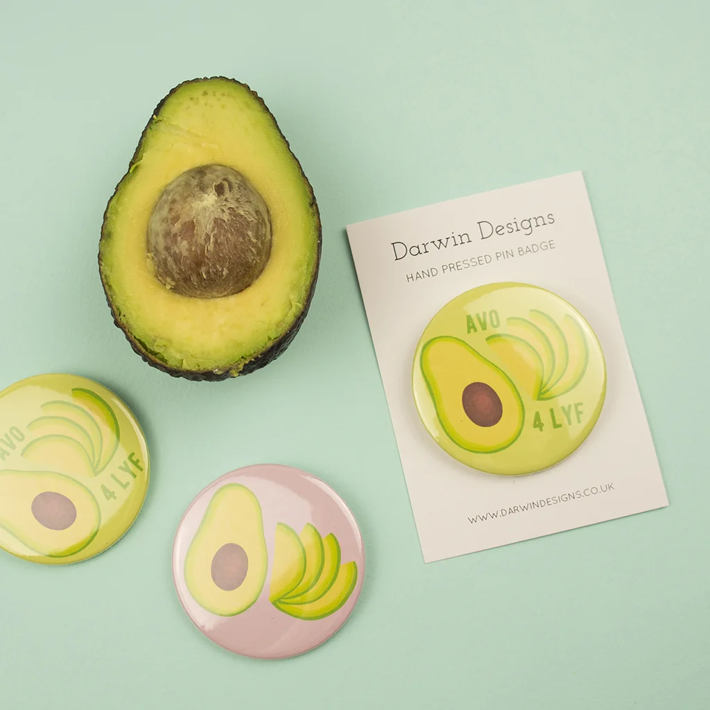 avocado badge