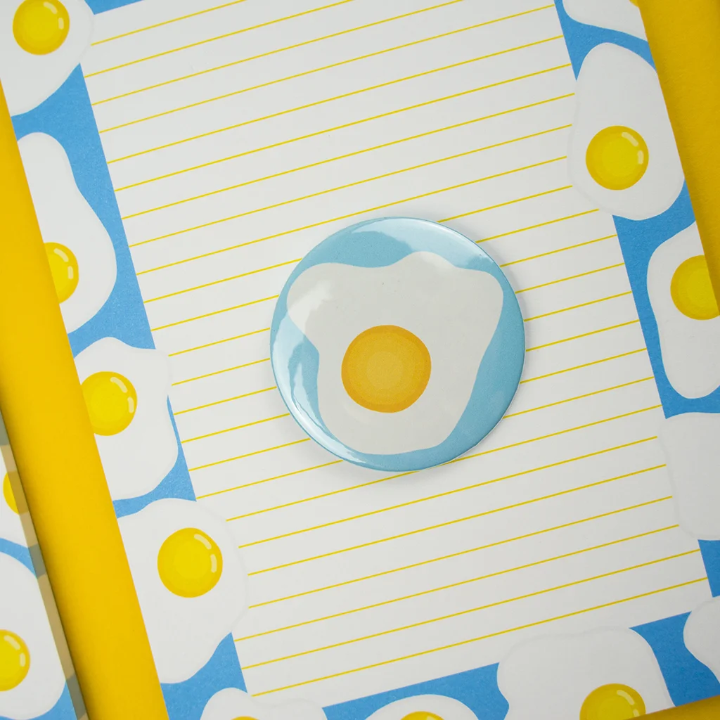 fried egg badge