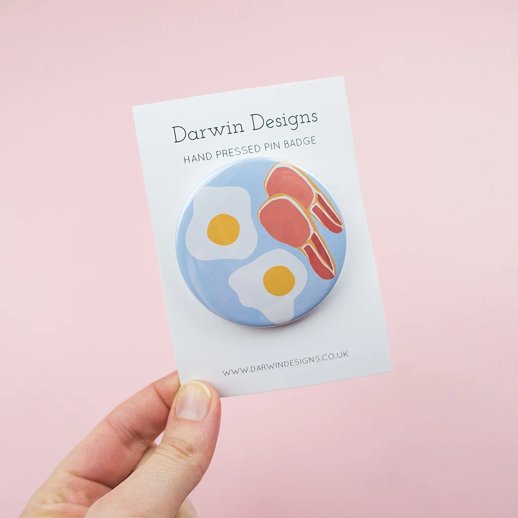 bacon and eggs badge