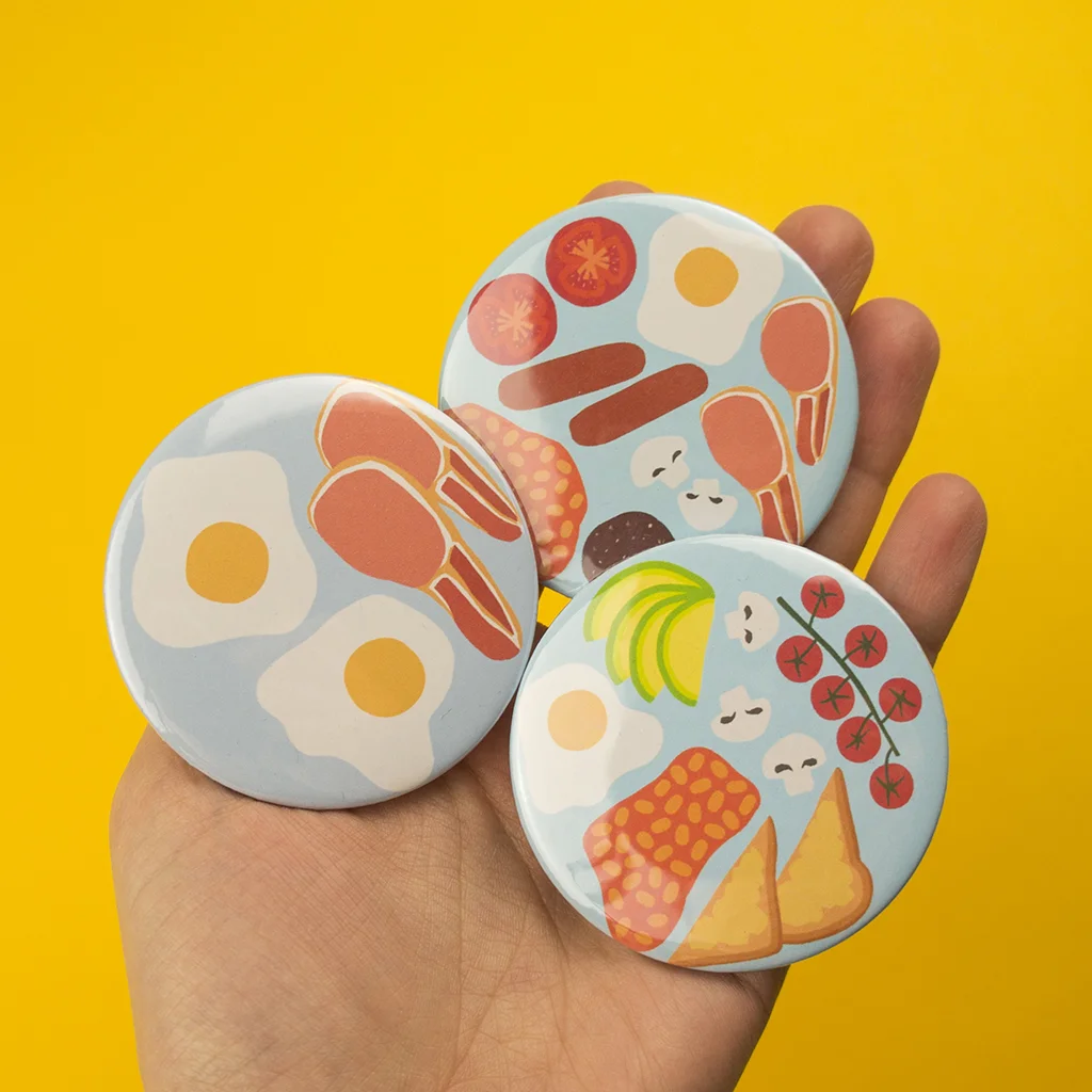 bacon and eggs badge