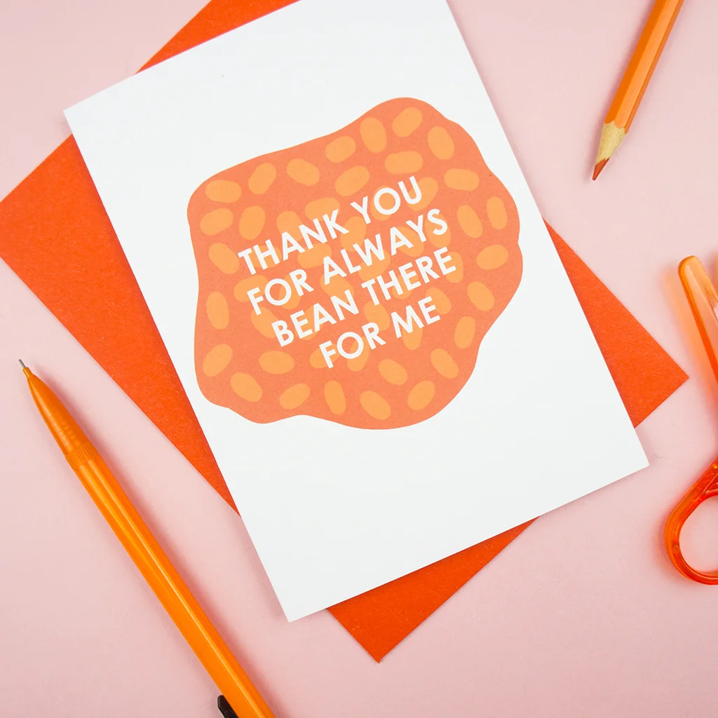 baked beans card
