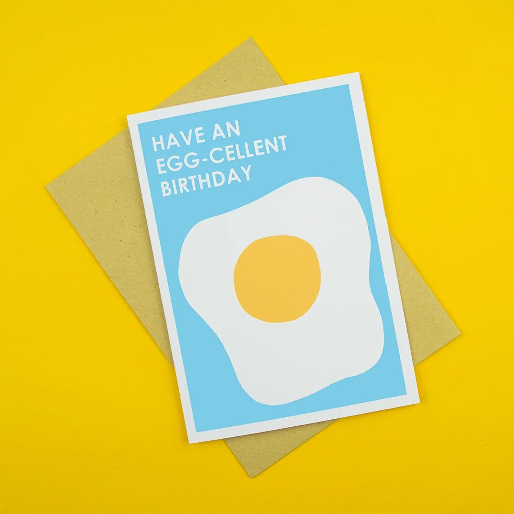 eggcellent birthday card