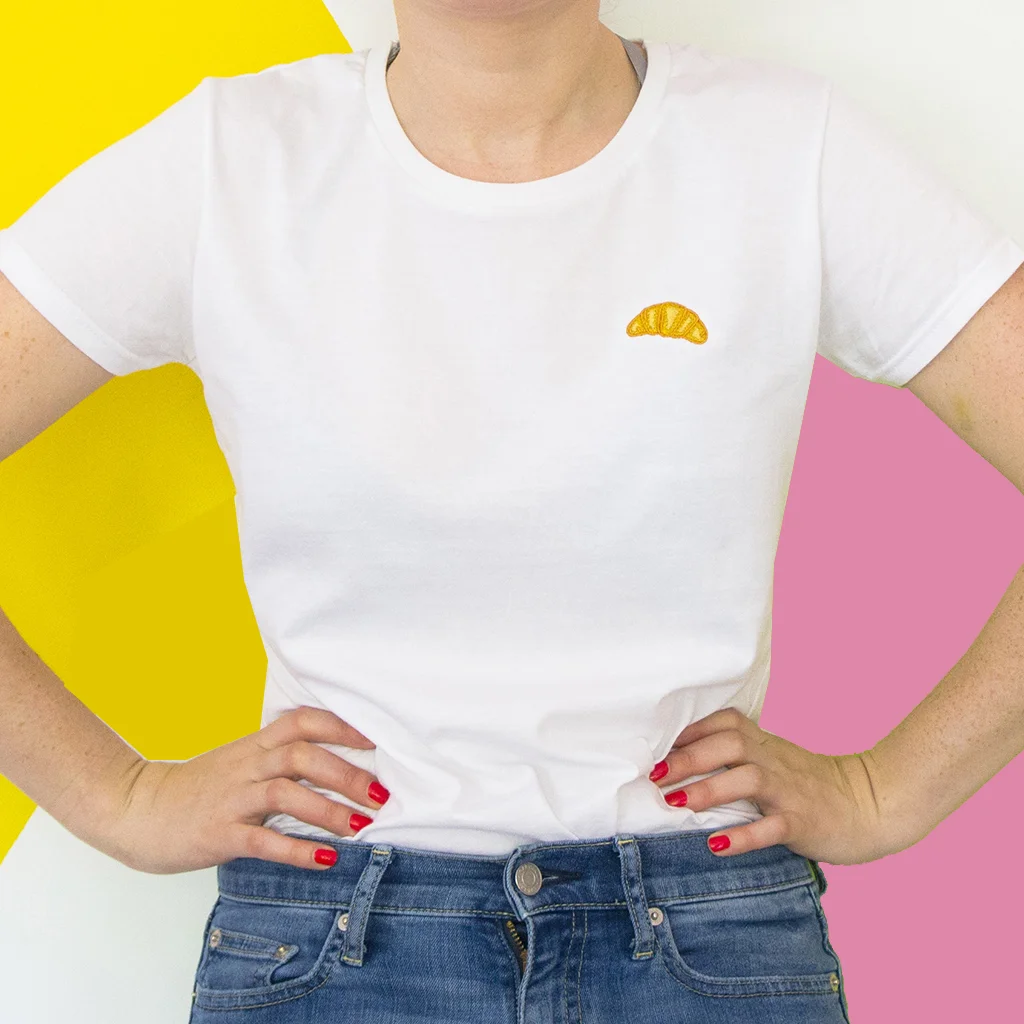 Croissant embroidered tee (2).jpg