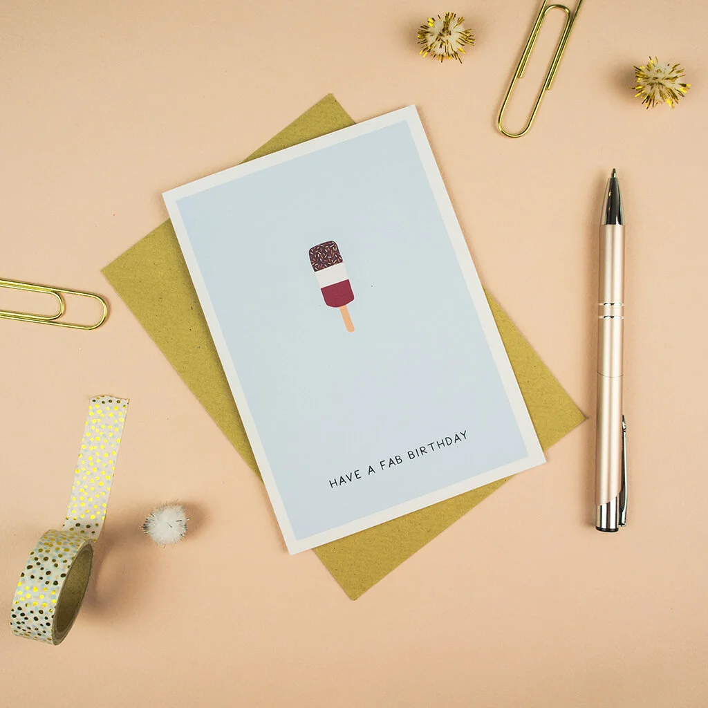 fab birthday card