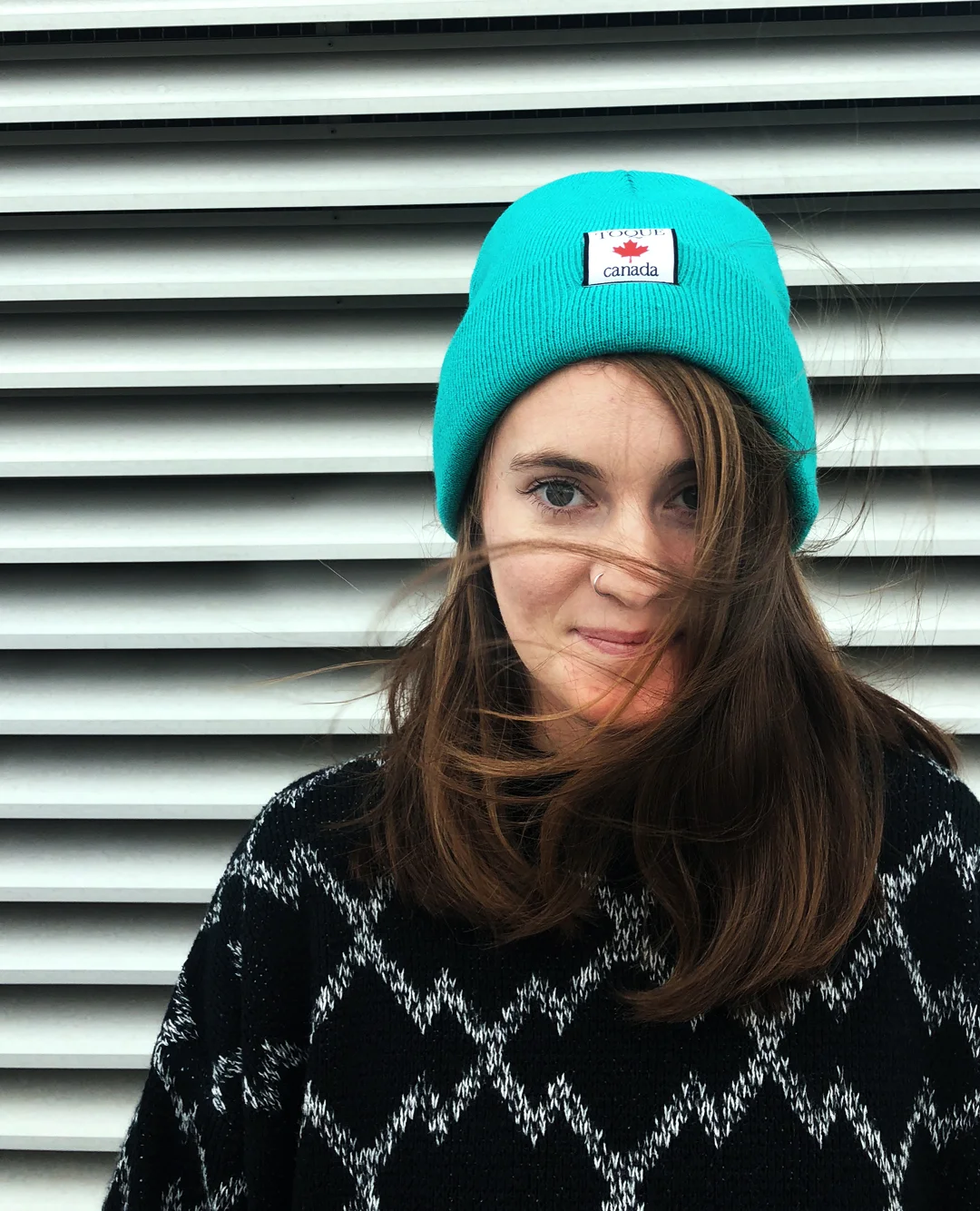 North West Territories Aurora Green Toque Canada