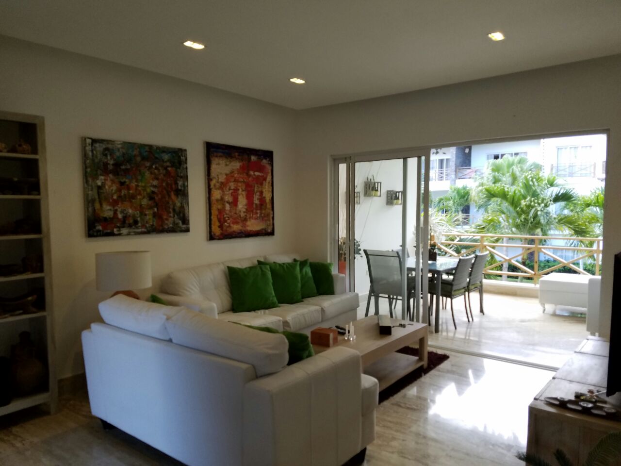 Apartment for sale las terrenas monserrat II living room view.jpeg