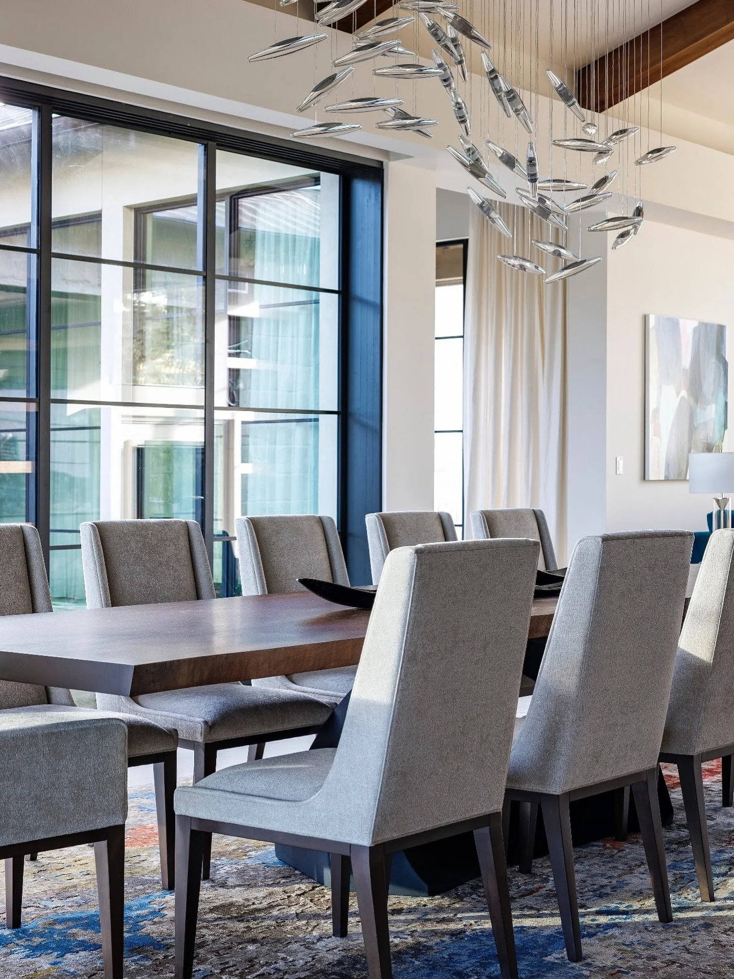 I love a light fixture that brings so much energy and elegance to a space. This custom Moonlight Whispers Chandelier did not disappoint. Crafted from premium metal and delicate glass, this chandelier emits an ethereal glow designed to be reminiscent 