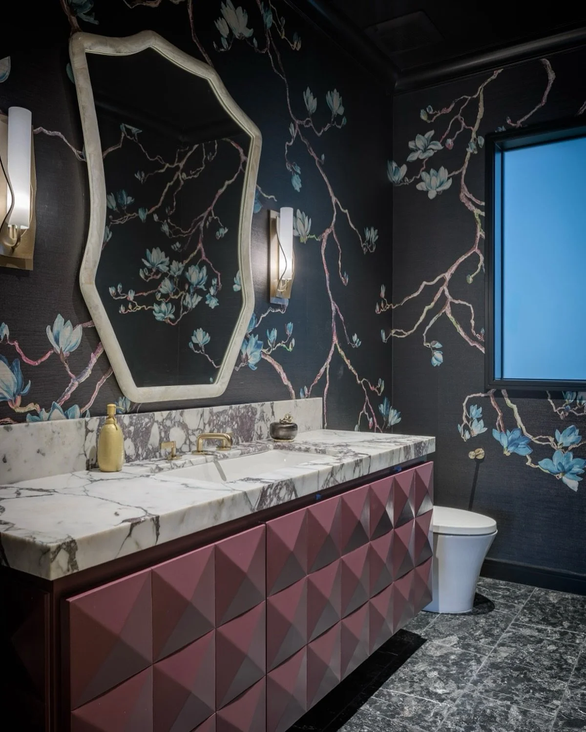 In case you missed it &mdash; the powder bath from our recently completed Westlake project was featured on Houzz.com. Such an honor to see this moody little jewel box getting the spotlight it deserves. Link: https://www.houzz.com/magazine/6-new-powde